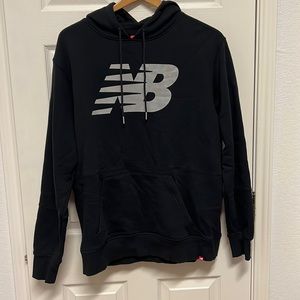 New Balance, black hoodie